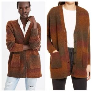 Madewell Space-Dyed Maysfield Women's Cardigan Sweater‎ Size XS